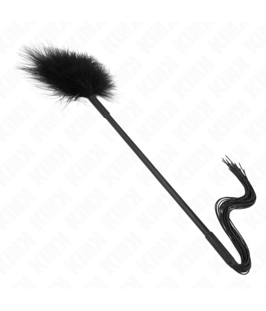 Kink - lÃtigo de silicona con plumas para cosquillas 47 cm