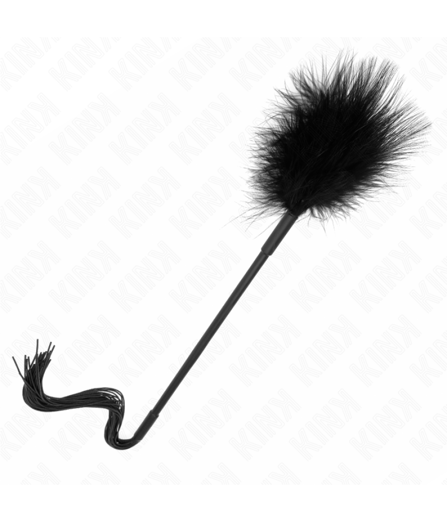 Kink - lÃtigo de silicona con plumas para cosquillas 47 cm