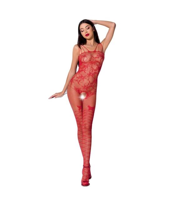 Passion - woman bs076 bodystocking talla unica negro