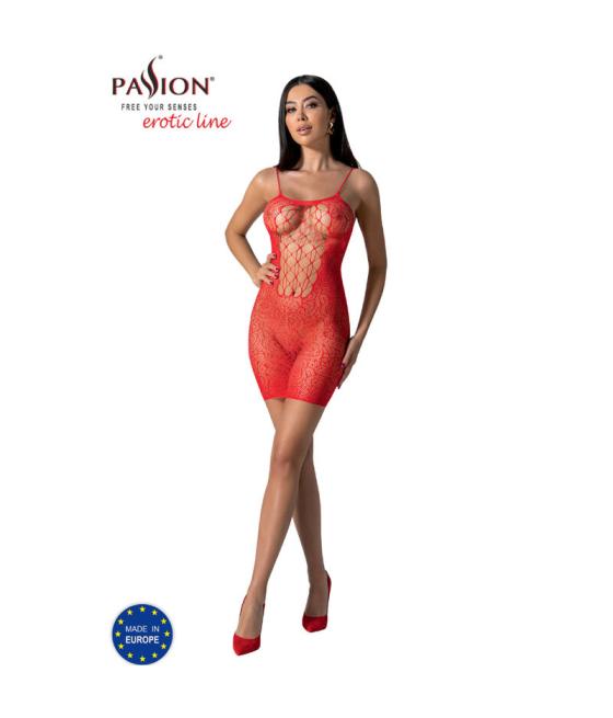 Passion - bs096 bodystocking negro talla unica