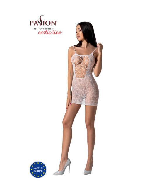 Passion - bs096 bodystocking negro talla unica