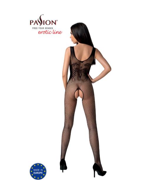 Passion - bs098 bodystocking negro talla unica