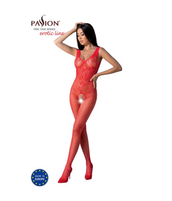 Passion - bs098 bodystocking negro talla unica