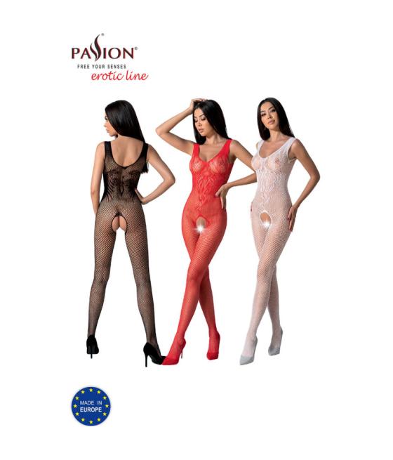 Passion - bs098 bodystocking negro talla unica