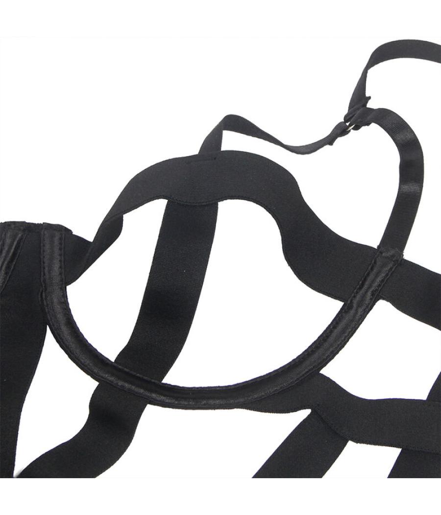 Subblime - body sexy con recortes negro s/m