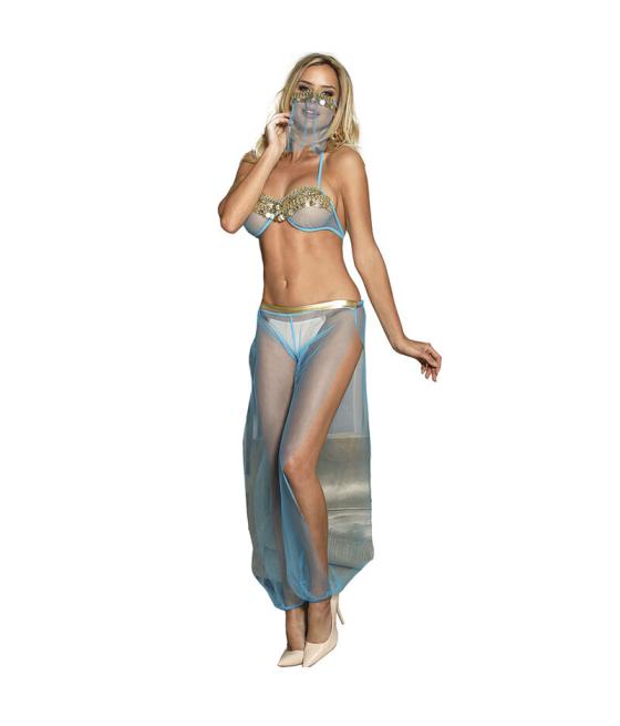 Subblime - set de lenceria india style azul s/m