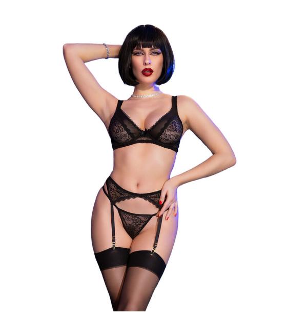Chilirose - cr 4692 set cuatro piezas negro s