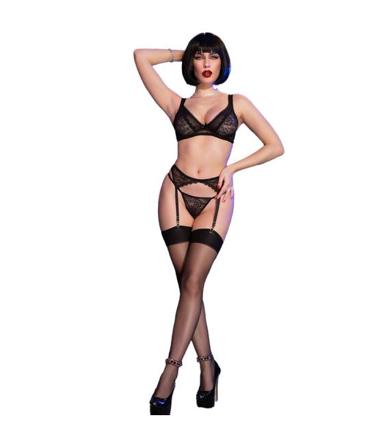 Chilirose - cr 4692 set cuatro piezas negro s