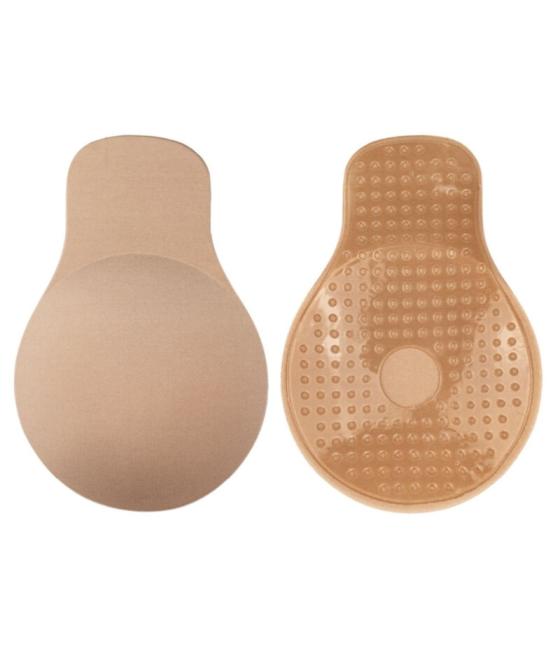 Bye-bra - elevador pecho push-up tela beige talla xl