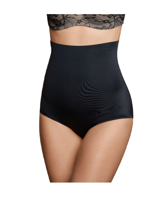 Bye-bra - faja sin costuras estilo panties negro talla s