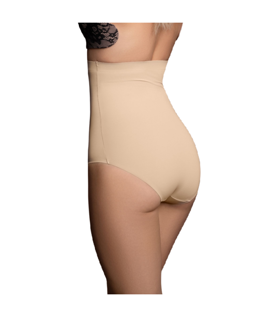 Bye-bra - faja sin costuras estilo panties negro talla s