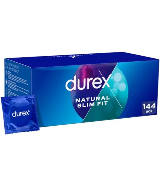 Durex - natural slim fit basic 144 unidades