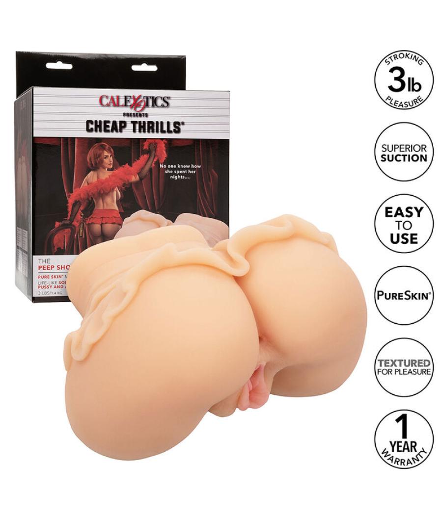 Calexotics - the peep show girl doble masturbador realÃstico natural