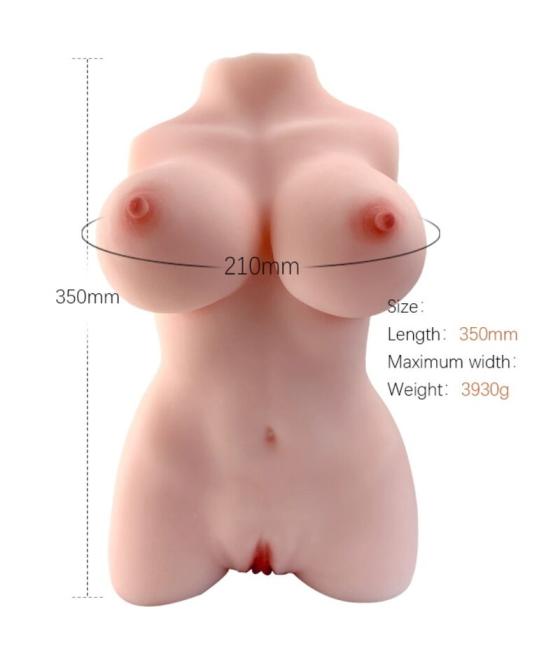 Armony - torso femenino realistico modelo 3
