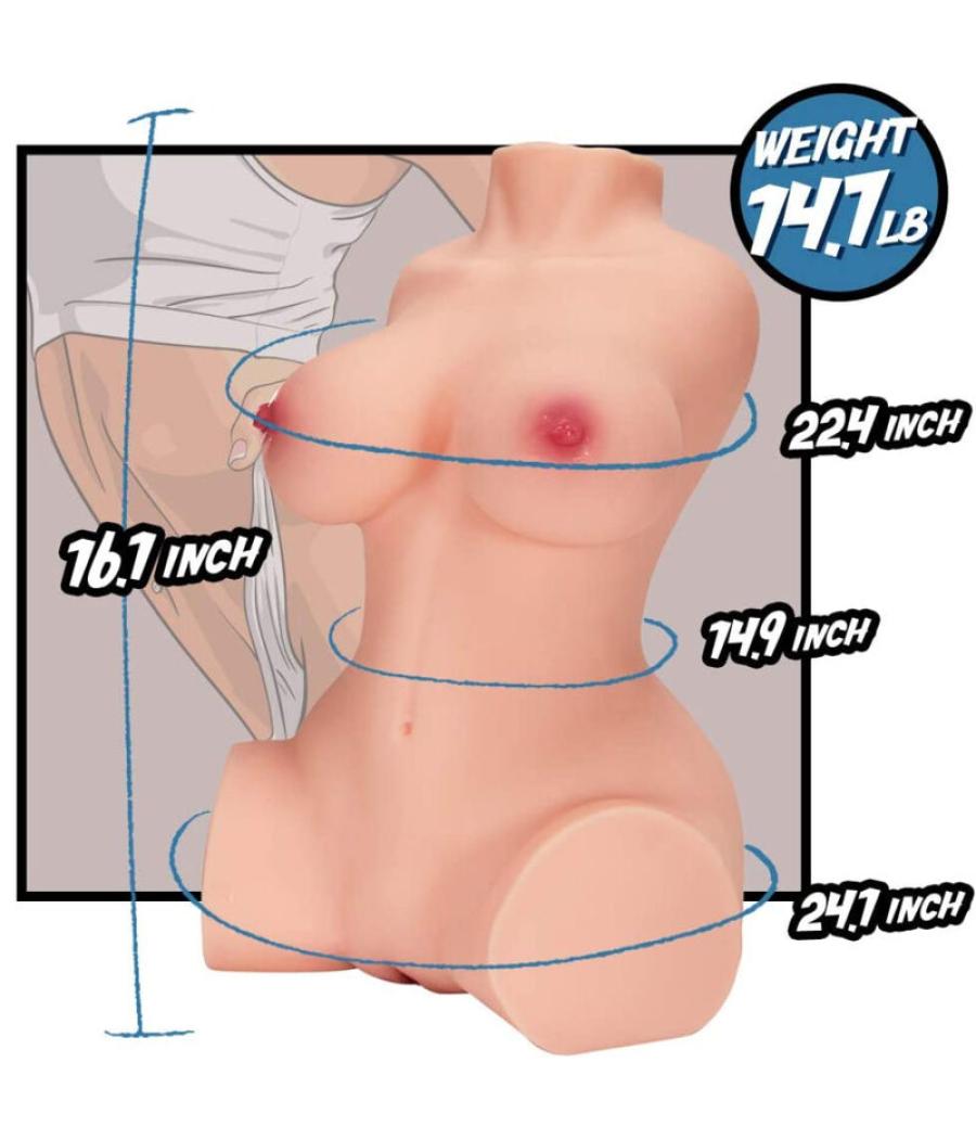 Armony - torso femenino realistico modelo 10