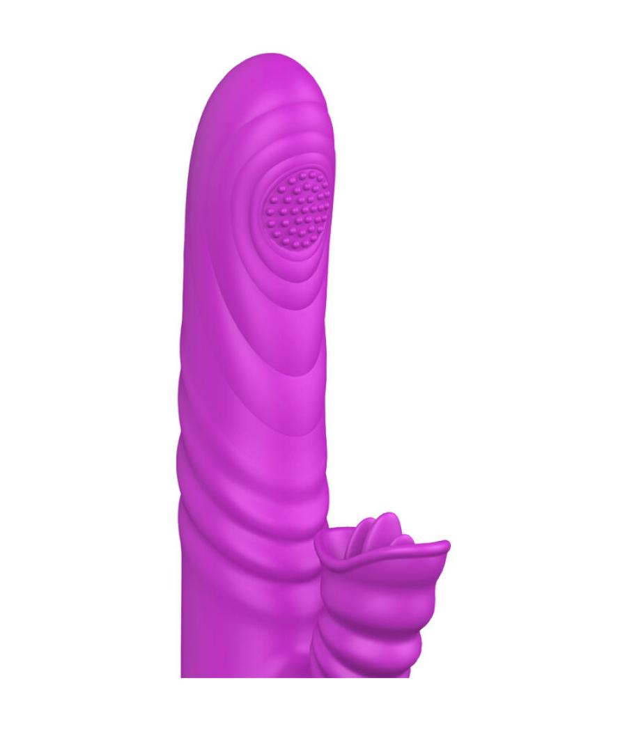 Armony - angelia vibrador multifuncion con lengua estimuladora efecto calor violeta