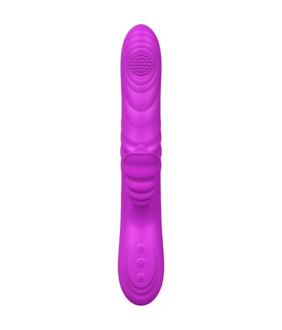 Armony - angelia vibrador multifuncion con lengua estimuladora efecto calor violeta
