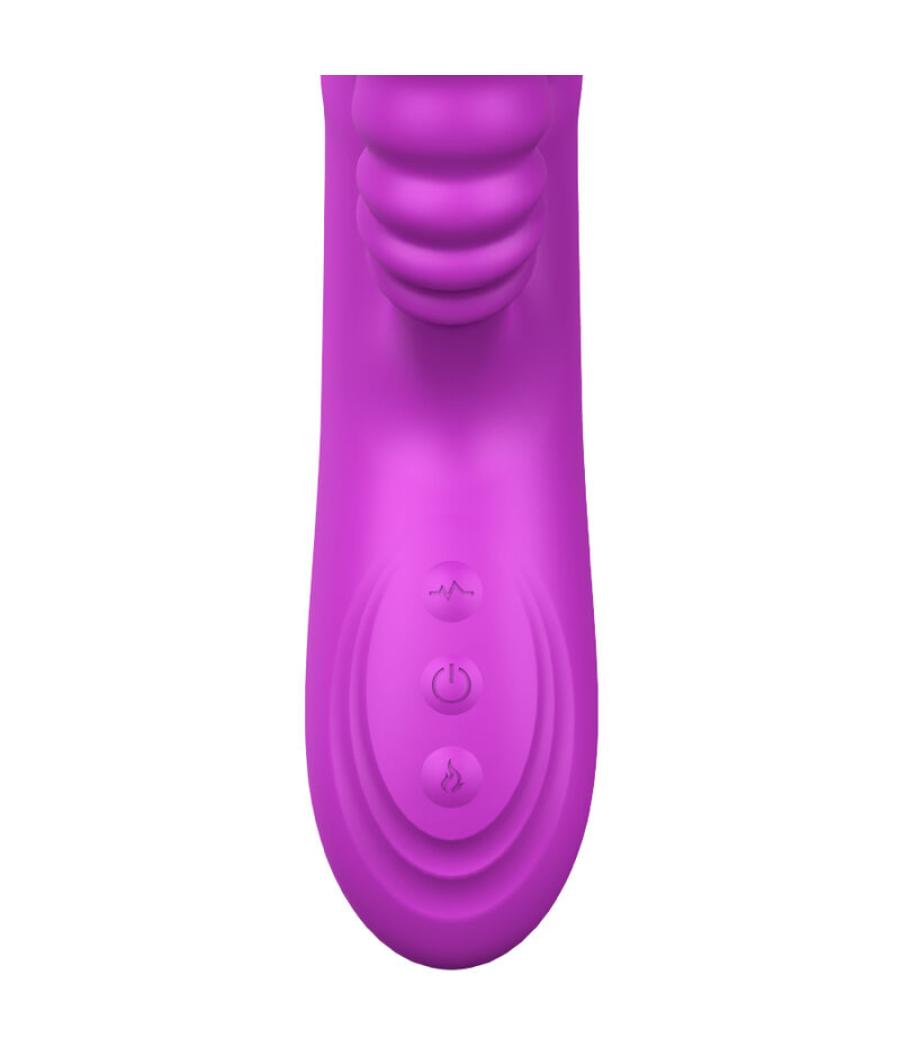 Armony - angelia vibrador multifuncion doble lengua efecto calor violeta