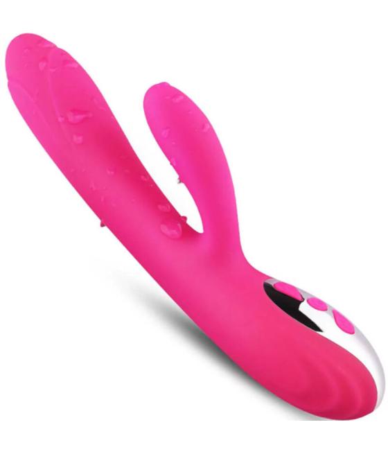 Armony - vibrador & estimulador flexible efecto calor fucsia