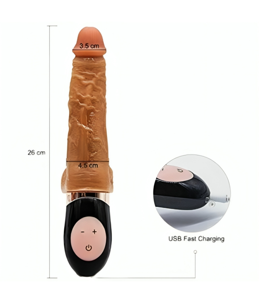 Armony - dildo realistico vibrador recargable