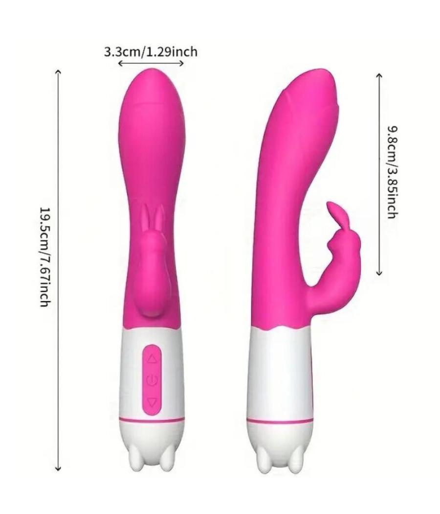 Armony - happy vibrador & estimulador rabbit fucsia