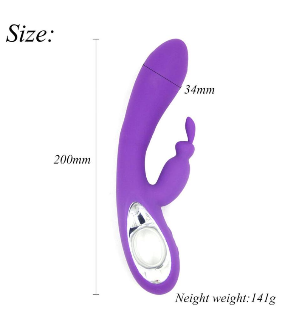 Armony - bella vibrador rabbit pull ring violeta