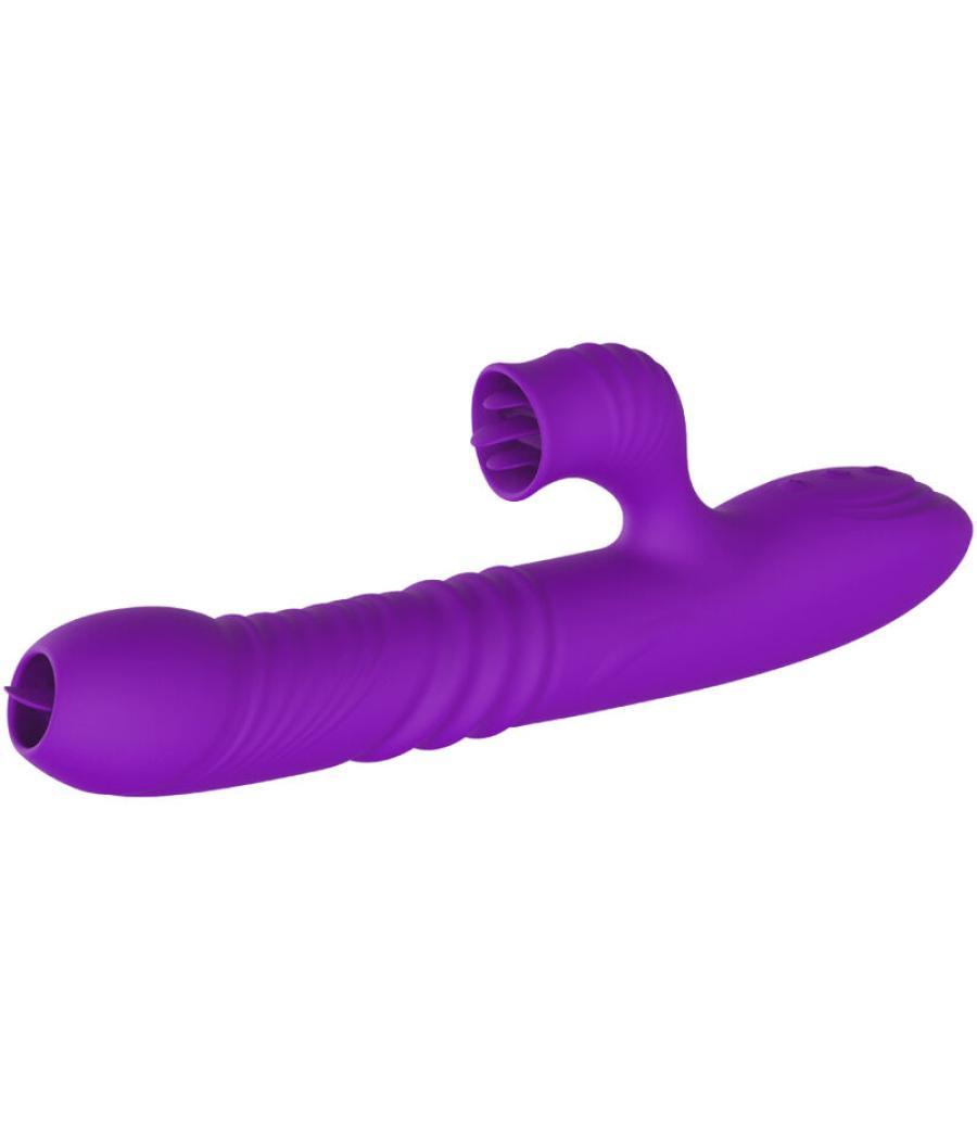 Armony - fully gspot vibrador rabbit con lengua estimuladora efecto calor violeta