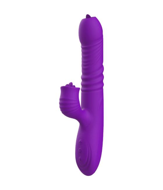 Armony - fully gspot vibrador rabbit con lengua estimuladora efecto calor violeta