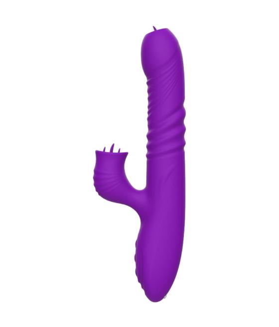 Armony - fully gspot vibrador rabbit con lengua estimuladora efecto calor violeta