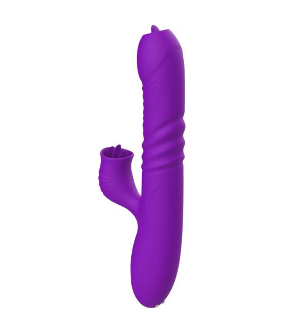 Armony - fully gspot vibrador rabbit con lengua estimuladora efecto calor violeta