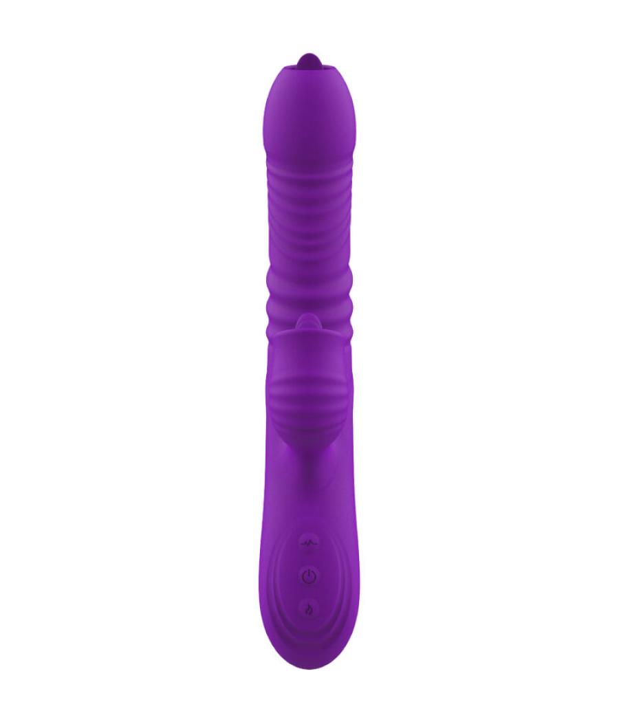 Armony - fully gspot vibrador rabbit con lengua estimuladora efecto calor violeta