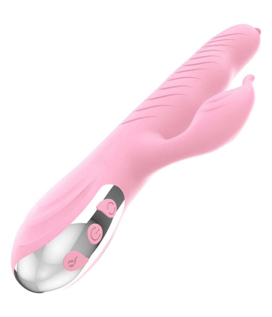 Armony - marcia vibrador & thrusting doble lengua efecto calor rosa