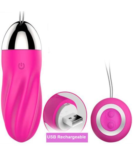 Armony - sweety huevo vibrador espiral control remoto rosa