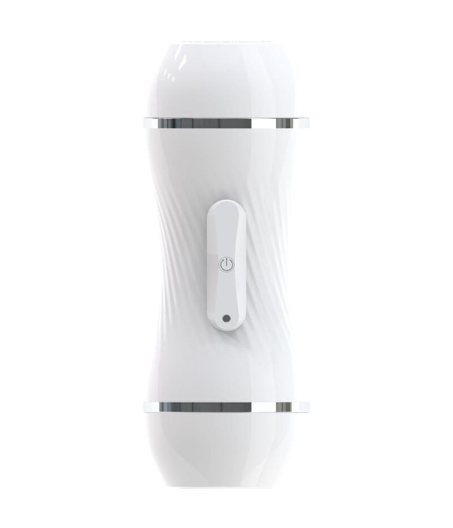 Armony - masturbador vibrador doble vagina & boca blanco