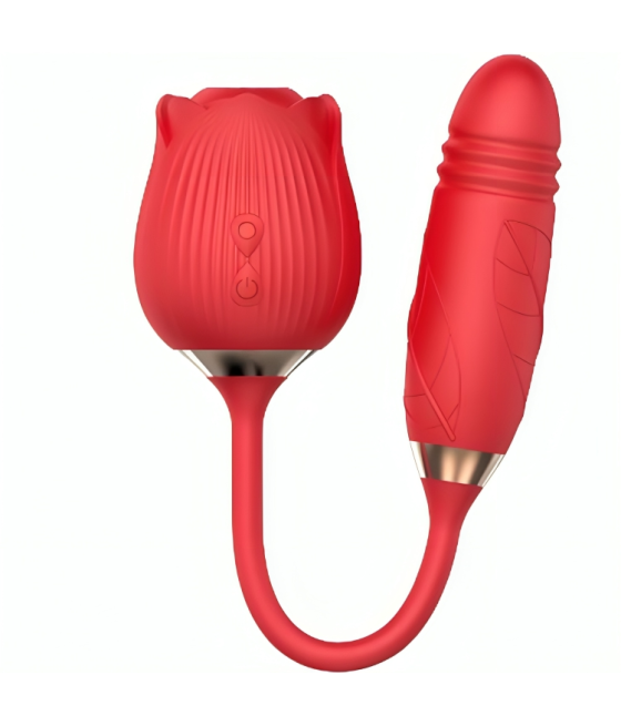 Armony - delight flower succionador & thrusting rojo