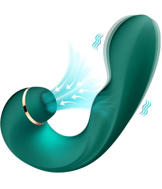 Armony - vibrador & succionador flexible verde