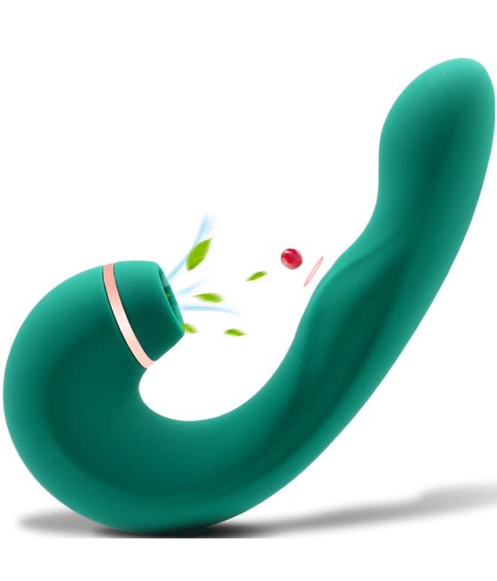 Armony - vibrador & succionador flexible verde