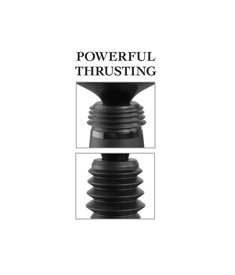 Fetish fantasy series - body dock thruster sujeta dildos con 7 modos de empuje negro