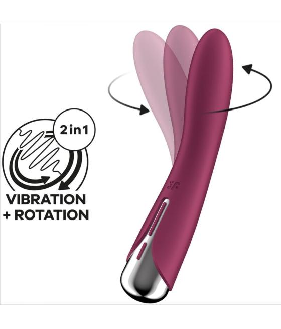 Satisfyer - spinning vibe 1 vibrador rotador g-spot red