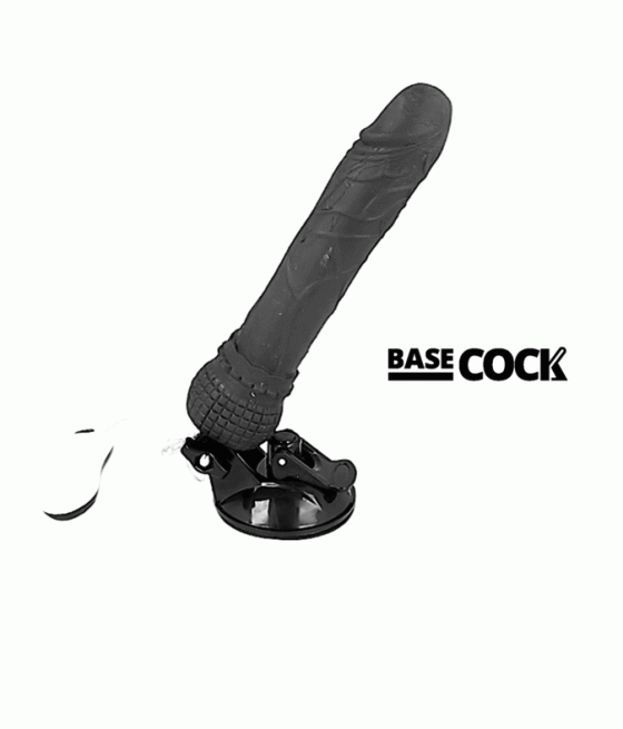Basecock - vibrador realistico control remoto 19.5 cm -o- 4 cm