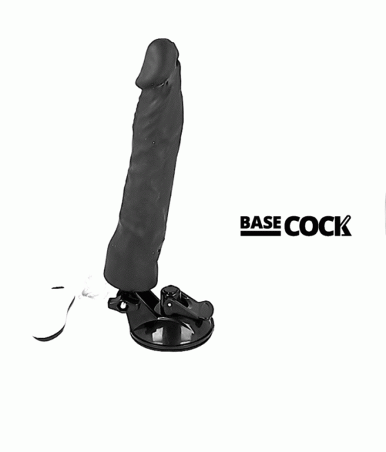 Basecock - vibrador realistico control remoto 21 cm -o- 4 cm
