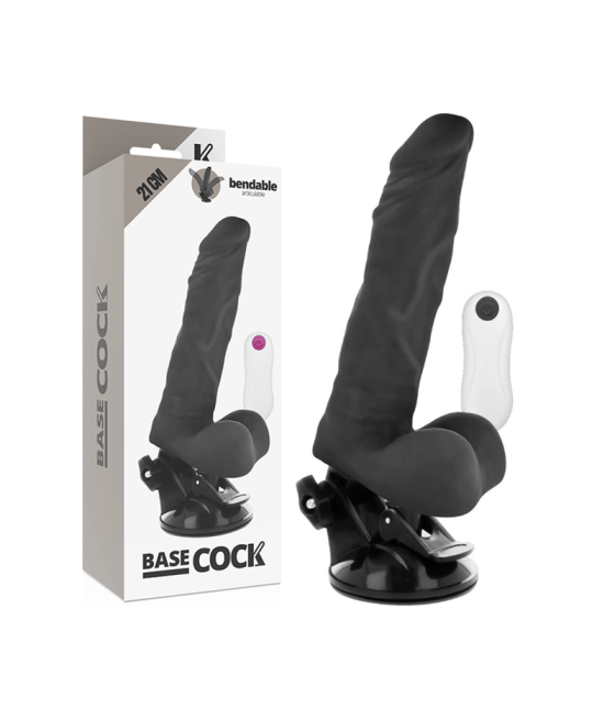 Basecock - vibrador articulable control remoto 21 cm -o- 5 cm