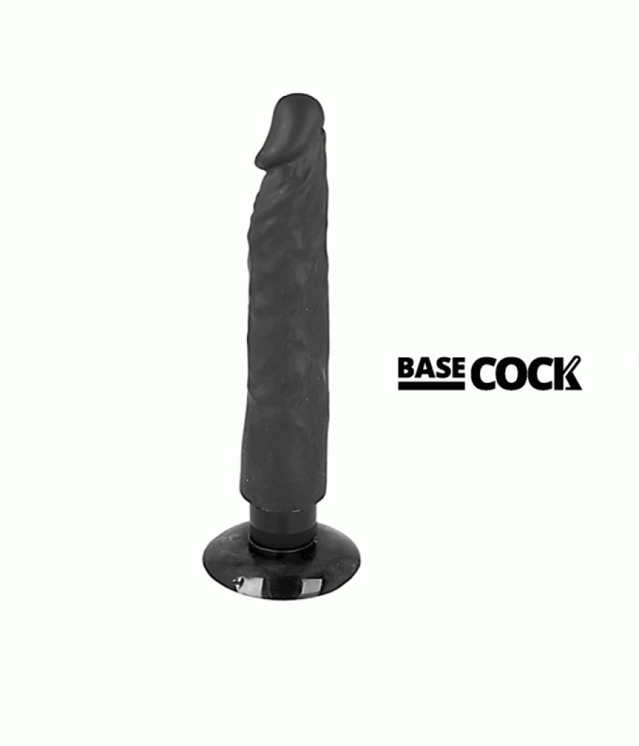 Basecock - vibrador realistico 2-1 natural 20 cm -o- 4 cm
