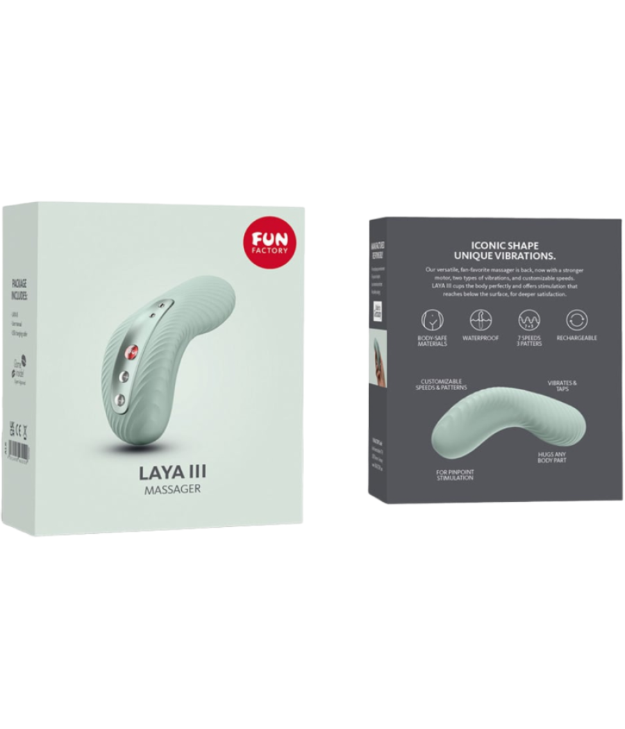Fun factory - laya iii vibrador lay-on clitoris recargable