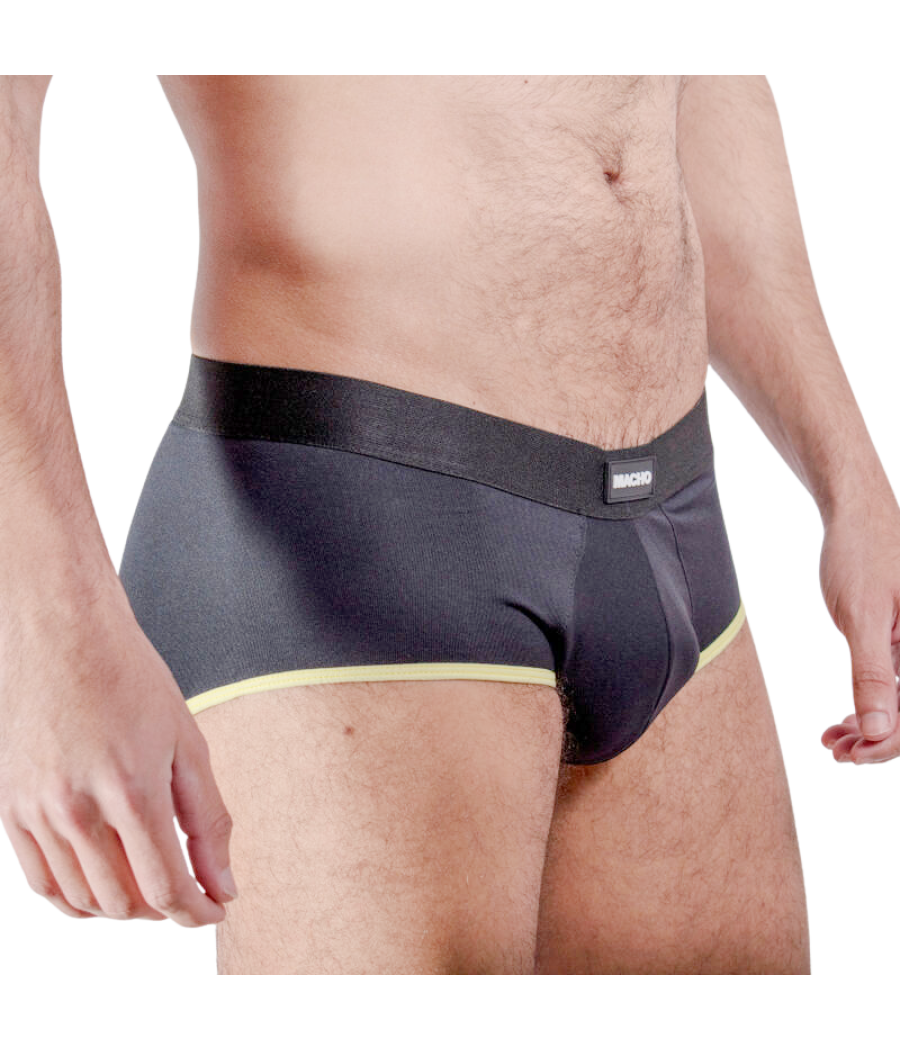 Macho - ms24a calzoncillo brief dark amarillo s