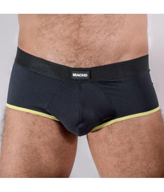 Macho - ms24a calzoncillo brief dark amarillo m