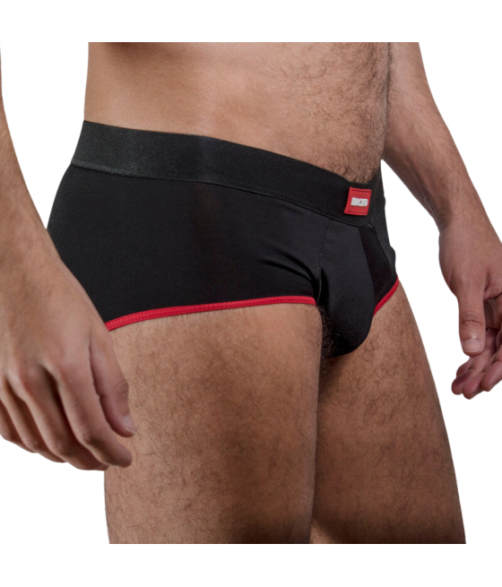 Macho - ms24r calzoncillo brief dark rojo s