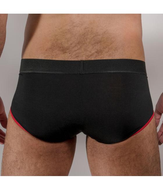 Macho - ms24r calzoncillo brief dark rojo s