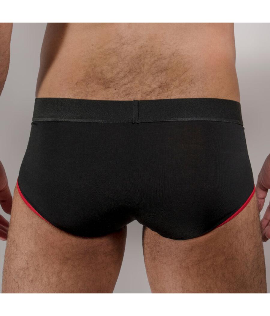 Macho - ms24r calzoncillo brief dark rojo s