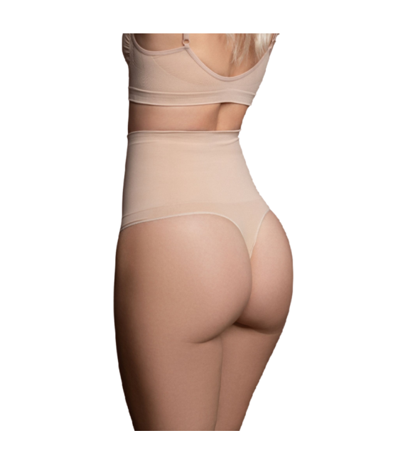 Bye-bra - faja sin costuras estilo tanga beige